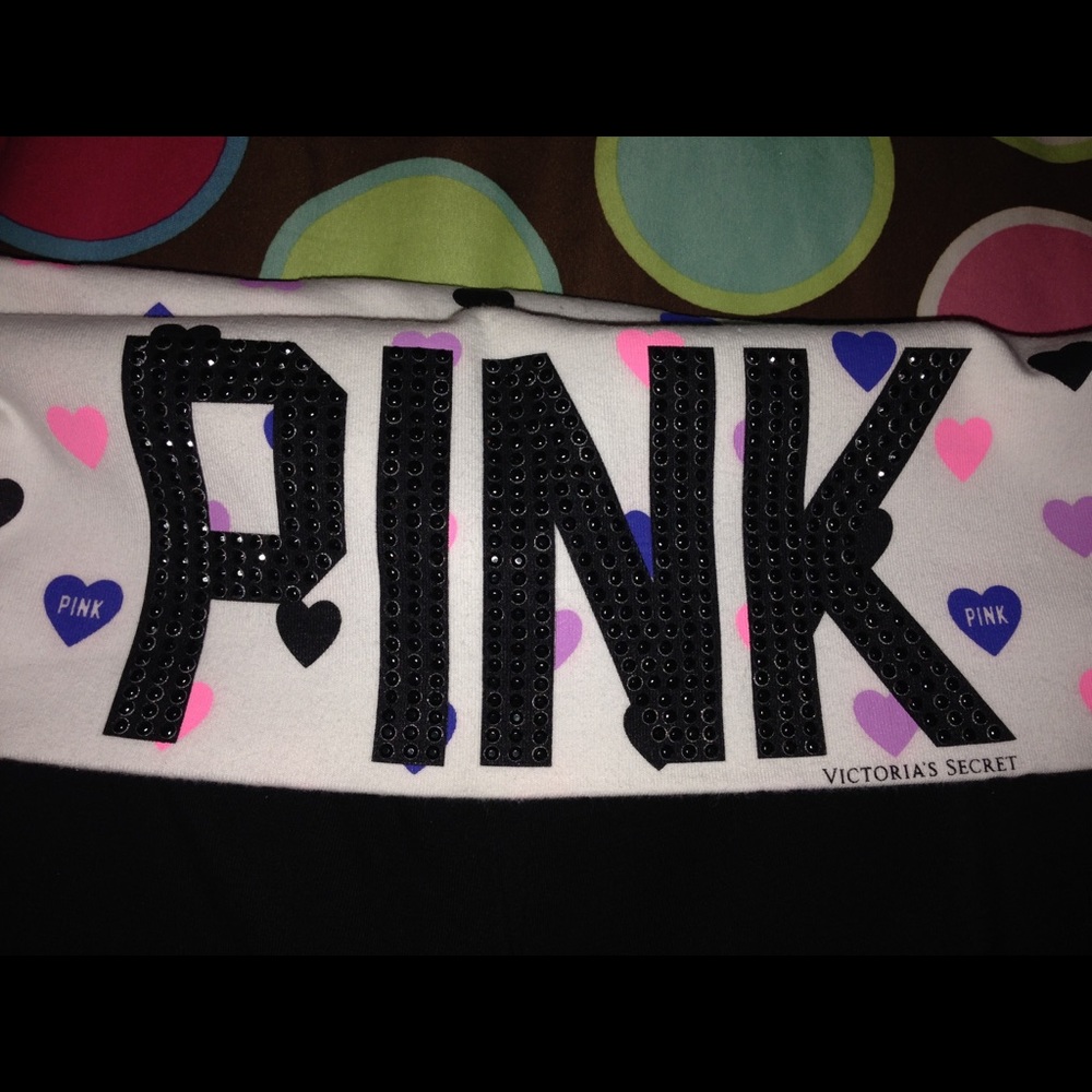 Victoria's Secret Bling Foldover Yoga Flare Pant